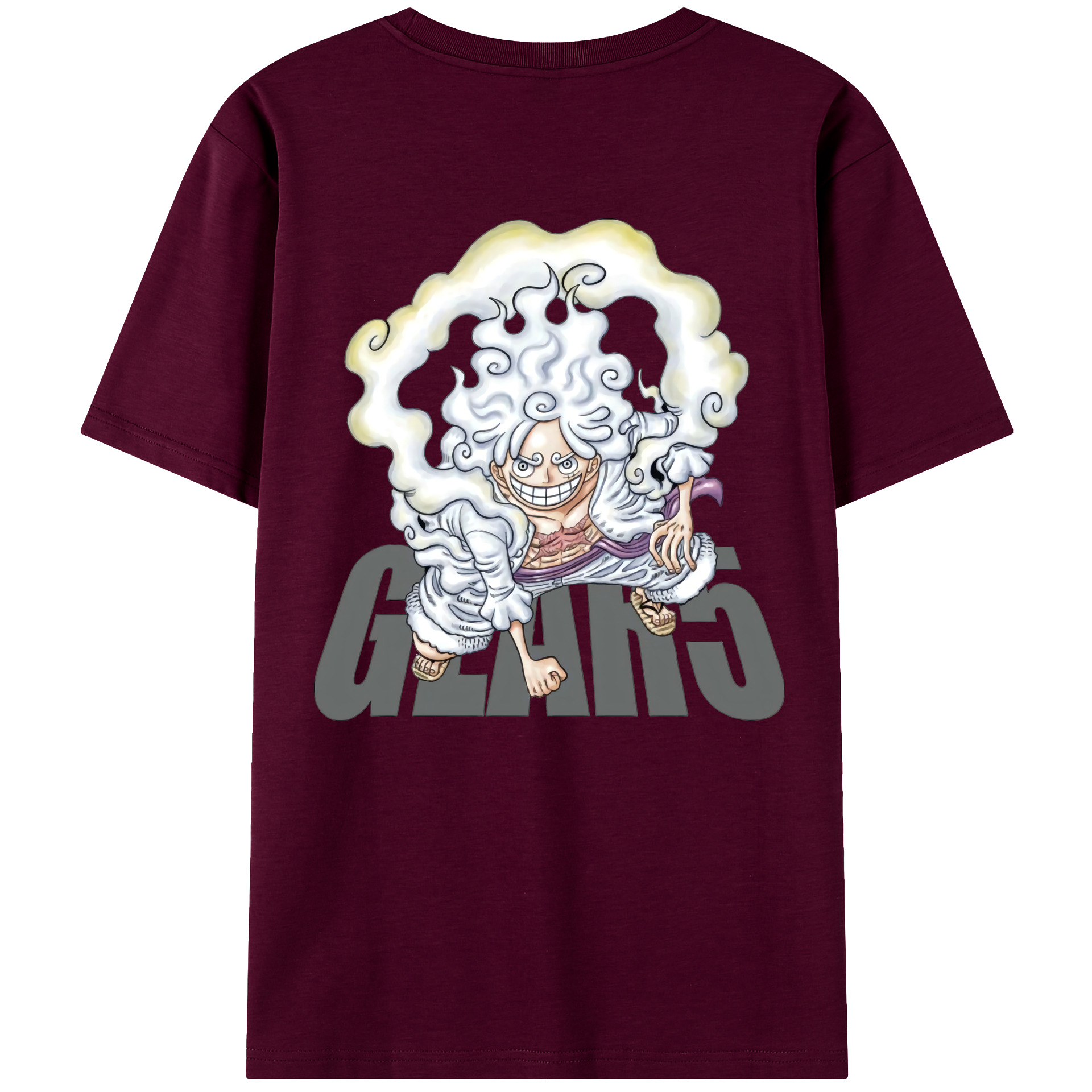 ワンピース モンキー・D・ルフィ ONE PIECE Monkey D. Luffy レディース半袖Tシャツ(バックプリント)
